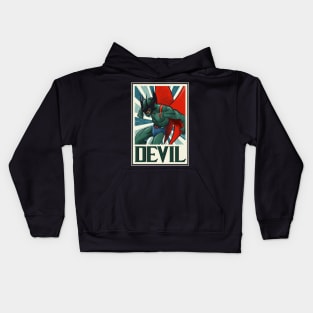 Devilman Cartoon 80s Kids Hoodie